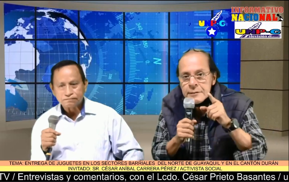 captura Informativo Nacional 21.12.2021 César Prieto y cesarcarrera